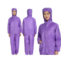 千禾 分体连帽上衣+裤子 洁净服 3XL (紫色)