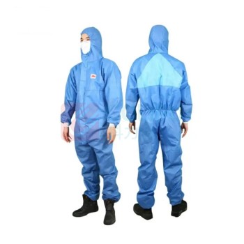 3M 防护服 4532+ XXL (蓝色) 工业防尘服连体喷漆防护服