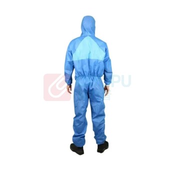 3M 防护服 4532+ XXL (蓝色) 工业防尘服连体喷漆防护服