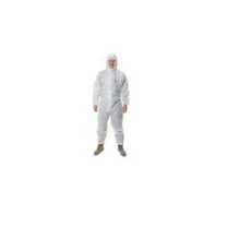 3M 白色带帽连体防护服 4545 XL号