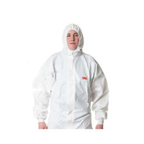 3M 防护服 4535 XL (蓝白色) 带帽连体