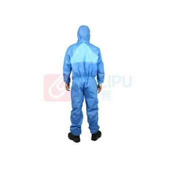 3M 防护服工业防尘服 连体喷漆防护服工作服 防飞沫颗粒物粉尘喷漆抗静电 防护服 4532+ L码 1件 (蓝色)