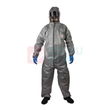 3M 带帽连体防护服 酸碱防护服 4570 均码