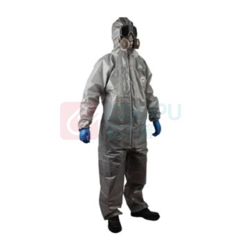 3M 带帽连体防护服 酸碱防护服 4570 均码