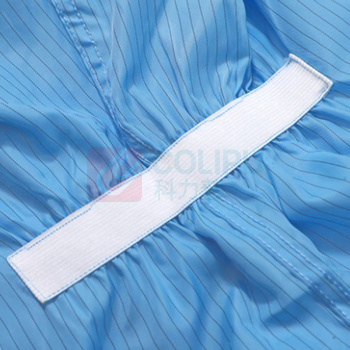 凌致 0.5网格连帽无脚套三连体防静电连体服 LZ01001-2 S码 (蓝色)