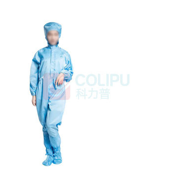 安赛瑞 防静电连体服 10955 XL 码 不含脚套 连体 适合身高 170~175cm (蓝色)