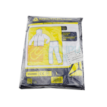 代尔塔 DEITAPLUS 反光条防护服劳保分体雨衣 407004 XL (藏青色)