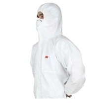 3M 带帽连体防护服 4545 L (白色) 20件/箱