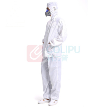 星工 XINGGONG 防尘服无尘衣防静电连体带帽工作服洁净防护喷漆 XGJ-2 XXXL码 (藏青色)