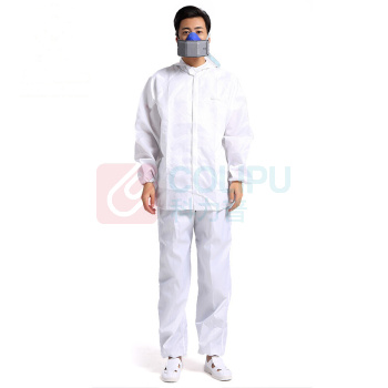 星工 XINGGONG 防尘服无尘衣防静电连体带帽工作服洁净防护喷漆 XGJ-2 XXXL码 (藏青色)