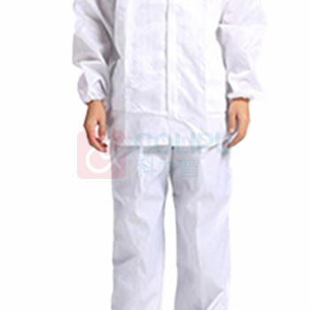 星工 XINGGONG 防尘服无尘衣防静电连体带帽工作服洁净防护喷漆 XGJ-2 XXL码 (白色)