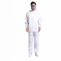 星工 XINGGONG 防尘服无尘衣防静电连体带帽工作服洁净防护喷漆 XGJ-2 XXXL码 (白色)