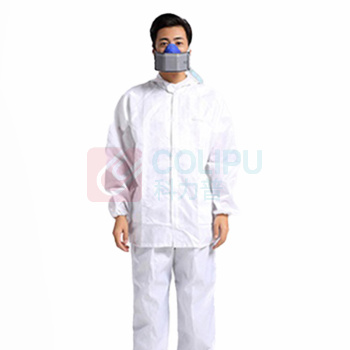 星工 XINGGONG 防尘服无尘衣防静电连体带帽工作服洁净防护喷漆 XGJ-2 XXXXL码 (白色)