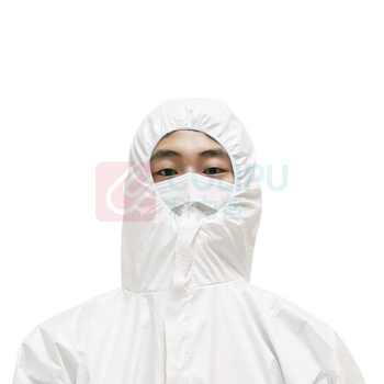 容泰 一次性连体带帽保护服 防尘服 RT-FHF58 M码 (白色)