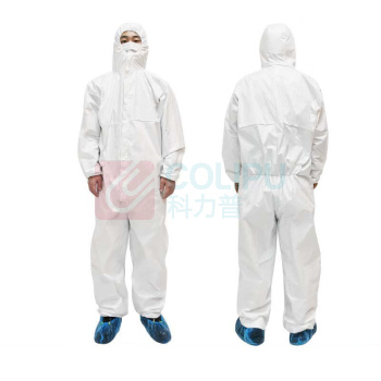 容泰 一次性连体带帽保护服 防尘服 RT-FHF58 M码 (白色)