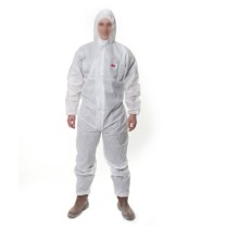 3M 带帽连体防护服 4515 XL (白色)