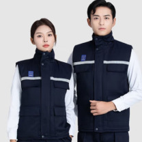 耐典 防静电工作服马甲 SQA-2384 藏蓝色 XL