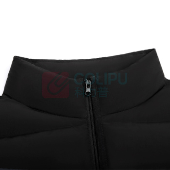 乔治白 女式鹅绒马甲 qzb5550603 均码 (黑色)