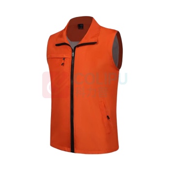 耐典 志愿者马甲高端加厚活动工作服广告背心 M (桔色)
