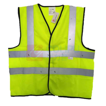 3M 反光马甲反光背心 二杠二竖 XL (荧光黄)