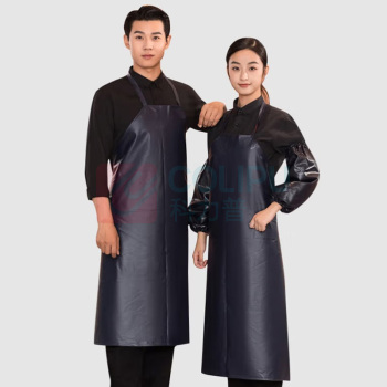 AETEL TPU防水围裙防油防污耐脏围裙水产市场厨房清洁围裙 90cm*70cm 加厚