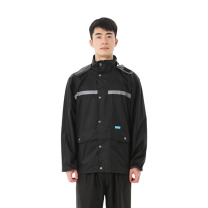 卓迪旭 雨衣 Z250403 分体式-套装 XXL 黑色 1套/套