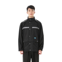 卓迪旭 雨衣 Z250403 分体式-套装 XXL 黑色 1套/套