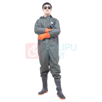 卓迪旭 下水裤 Z250408 防水 连体式 43码 军绿色 1件/件