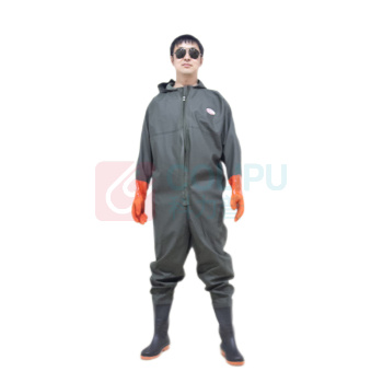 卓迪旭 下水裤 Z250408 防水 连体式 43码 军绿色 1件/件