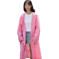 三极 加厚反光EVA雨衣 TP1671 XL码 (粉色) 2件装