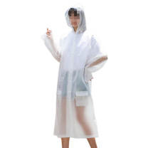 三极 加厚反光EVA雨衣 TP1671 XL码 (白色) 2件装