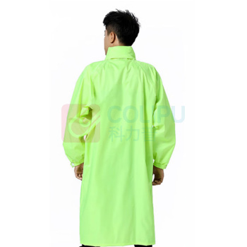 三极 户外劳保安保反条光雨披 TP1678 XXL (荧光绿) 双层