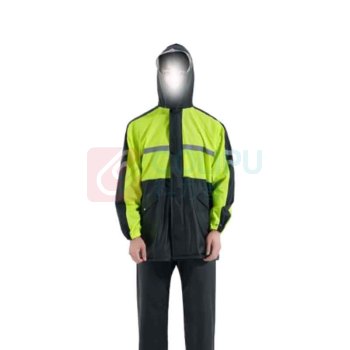 三极 反光加厚成人分体式雨衣雨裤套装 TP1686XXL (荧光绿)