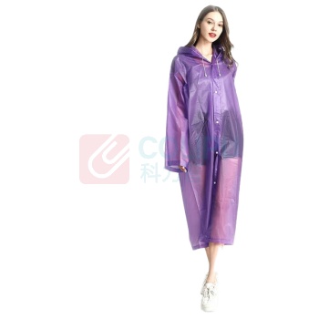 冰禹 成人连体雨衣 防汛服抗洪抢险救援 户外徒步便携雨披 BYyn-568 均码 连体便携 (紫色)