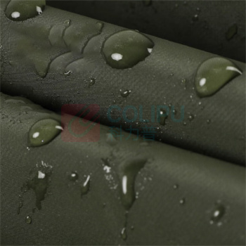 冰禹 长款雨衣 BH-144 XXXL 针织布 + PVC 材质 (军绿色)