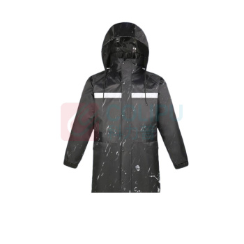 胜丽 SHENGLI 反光雨衣 BR1-005 2XL 码 长款 反光 (荧光黄)