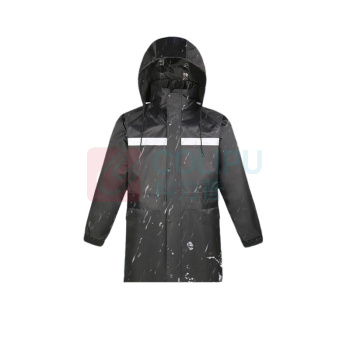 胜丽 SHENGLI 反光雨衣 BR1-005 2XL 码 长款反光 (荧光黄)