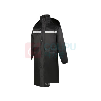胜丽 SHENGLI 反光雨衣 BR1-005 2XL 码 长款反光 (荧光黄)