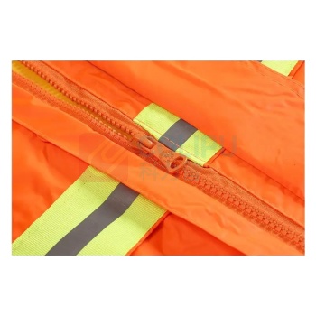 海斯迪克 HYSTIC 环卫雨衣套装 反光衣 分体双条安全警示执勤反光 HKT-210 2XL (双杠橘色)