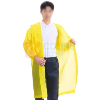 海斯迪克 HYSTIC 成人雨衣 应急防洪防汛雨衣 EVA 材质 非一次性 带帽子 HKT-201 (黄色)