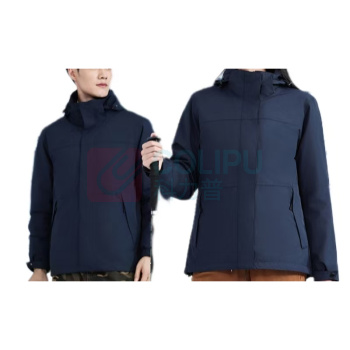 乔治白 羽绒服尼龙藏蓝色 QZB230111