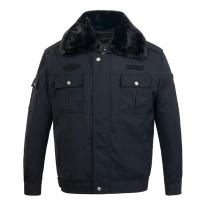 晶事达 冬季执勤服保安服毛领棉衣茄克式 JSD-05