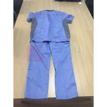 极一 拼接工作服 L码 (蓝灰)