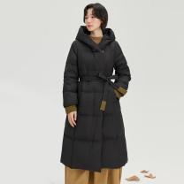 雪中飞 羽绒服 X301JF420278F 155/80A (黑色)