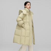 雪中飞 羽绒服 X401JF45112F 155/80A (豆绿色)