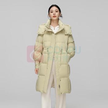雪中飞 羽绒服 X401JF45112F 155/80A (豆绿色)