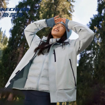 斯凯奇 Skechers 魔方冲锋衣pro 男女款 (中性) P425U041 M (婴儿浅蓝/022G)