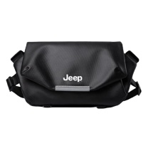 Jeep 磁吸扣斜挎包男机能胸包大容量通勤上班骑行挎包运动单肩包邮差包 PP51X01010