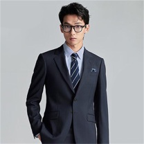 报喜鸟 男款西服套装 EBB000013-289438 混码 (藏青色) 绵羊毛90.6% 桑蚕丝9.4%