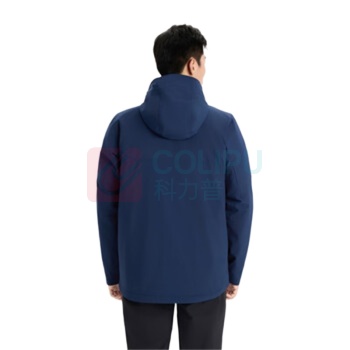 哥伦比亚 冲锋衣 WE6671 175 (464远山蓝) 鸭绒内胆 男女同款 三合一